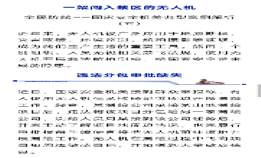 国家安全部：无人机的天空不是“法外之地”